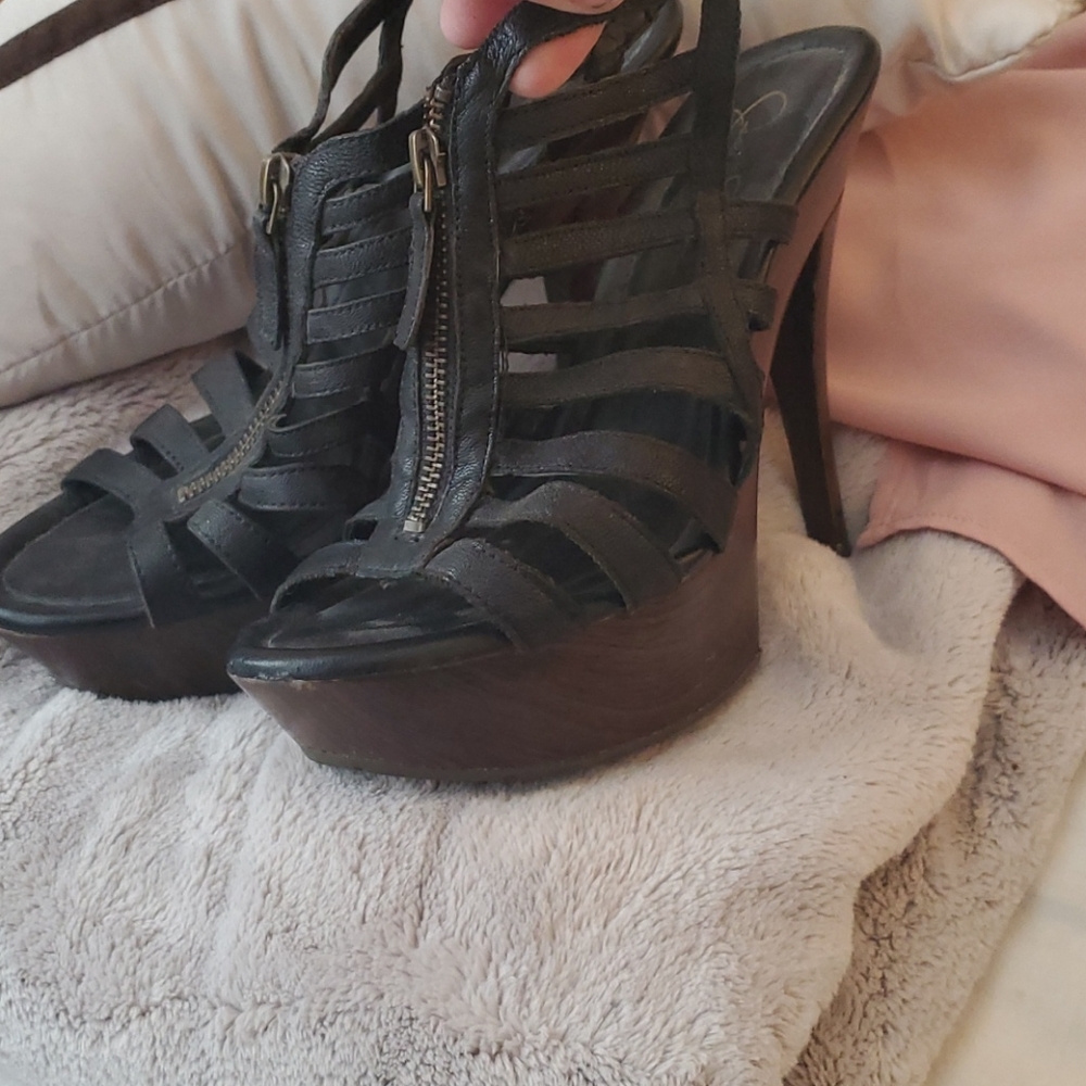 Jessica Simpson platform sandals